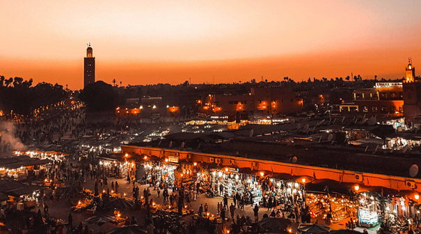 Hochwertige Immobilie in Marrakesch mit Innenhof oder Dachterrasse