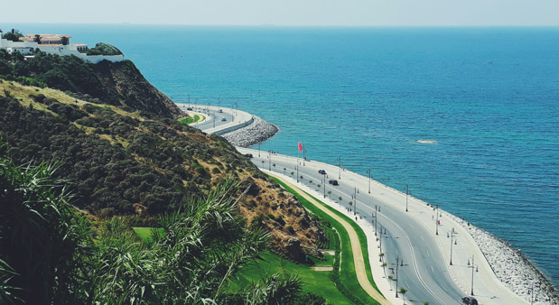 Tanger moderne Küstenlage urbanes Umfeld