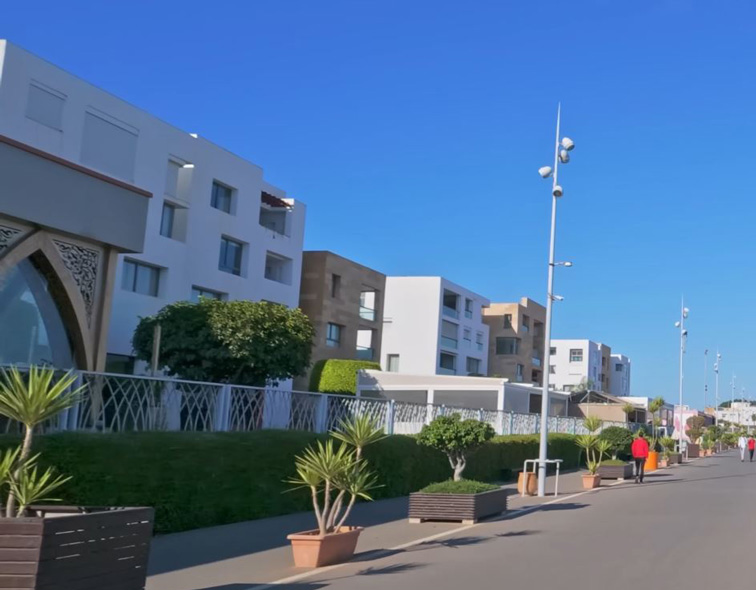 Zentrale Lage in Rabat mit Nähe zu Hassan und Bouregreg
